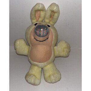 Vintage 1989 Playskool Nosy Bunnies #70610 Nosy Bears Yellow w/ Easter Egg Chick